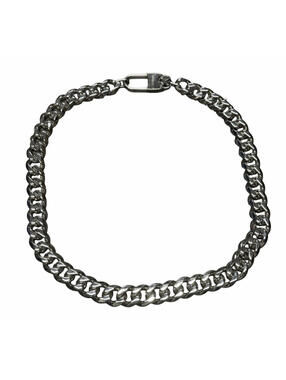 Vitaly Transit Stainless Steel Silver Choker Cuban Necklace 50 cm | 20"